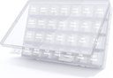 Mag Μηνιαίος διοργανωτής χαπιών 28 Day Pill Box, Travel Medicine Pill Organizer, Μεγάλες 4 εβδομάδες 1 Μήνας υποθέσεις χαπιών με σκόνη-αποθήκη εμπορευματοκιβωτίων για χάπια / Vitamin / Fish Oil / Συμπληρωματικά