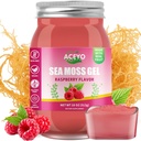 ACEYO (18 OZ) Ιρλανδική Θάλασσα Moss Gel Βιολογικό Raw Vegan Raspberry Flavor 102 Βιταμίνες και Ορυκτά Άγρια Συγκομιδή Μη-ΓΤΟ Ανοσοποιητικό αμυντικό ενισχυτή Thyroid Digestive Υποστήριξη