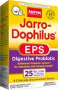 Jarrow Formulas Jarro-Dophilus EPS Higher Potency, 25 δισεκατομμύρια κύτταρα ανά κάψουλες λαχανικών, υποστηρίζει γαστροεντερική υγεία, 60 κόμης (Cool Ship, πακέτο του 2)