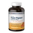 American Health Super Papaya Enzyme Plus - 360 Μασώμενα Δισκία - Το συμπλήρωμα μετά το γεύμα - Μη GMO - 120 εξυπηρετήσεις