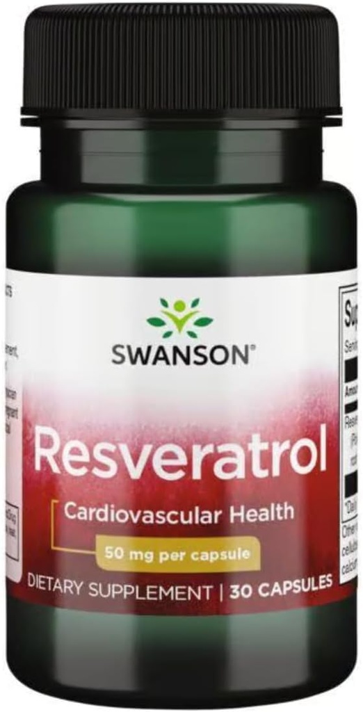 Swanson Resveratrol 50 50 Milligrams 30 Capsules