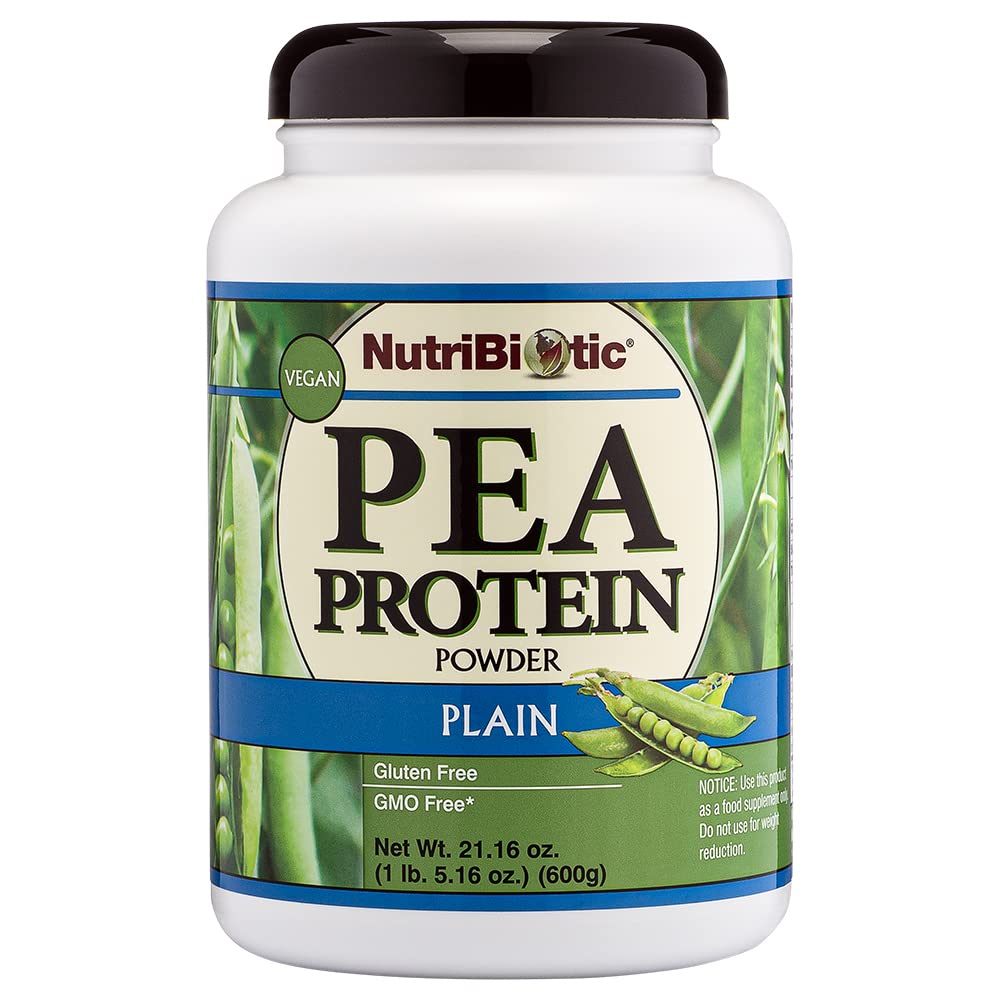 NutriBiotic Pea Protein Plain, 21 Oz 