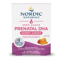 Nordic Naturals Zero Sugar DHA Προγεννητική Βιταμίνη Gummies, Φράουλα Πορτοκαλί Γεύση - 27 Gummies - Συμπληρώματα για Εγκυμοσύνη - 600 mg Omega-3 Fish Oil και 400 IU Βιταμίνη D3-27 Σερβίρει