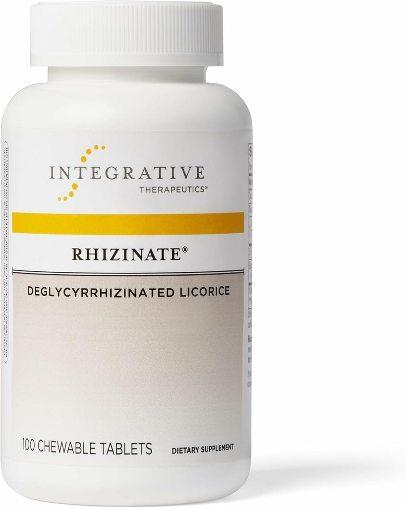 Ολοκληρωτικά Θεραπευτικά Rhizinate - Digestive Supplement for Gut Health Support* - Intestinal Health Support* - Vegan, Gluten-free & Dairy-Free - 100 Μασώμενα δισκία (33 μερίδες)