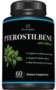 Premium Pterostilbene συμπλήρωμα – Pterostilbene με ρεσβερατρόλη & Quercetin – Υποστηρίζει υγιή γήρανση – Φυσική πηγή Pterostilbene 100mg ανά υπηρεσία – 60 κάψουλες