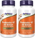 Now Foods Probiotic-10 25 Billion, 100 Count (Pack of 2)