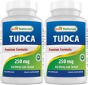Best Naturals TUDCA 250mg (Tauroursodeoxycholic Acid) - 60 Veg Capsules - 2 Months Supply (60 Count (Pack of 1)) (60 Count (Pack of 2))