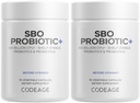 Codeage SBO Probiotics, 100 δισεκατομμύρια CFUs ανά υπηρεσία, Multi Strain Soil Based Organizations Blend και Organic Fermented Botanical Blend, Ράφι-Stable - 2 Pack