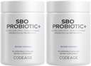 Codeage SBO Probiotics, 100 δισεκατομμύρια CFUs ανά υπηρεσία, Multi Strain Soil Based Organizations Blend και Organic Fermented Botanical Blend, Ράφι-Stable - 2 Pack
