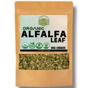 ZeeHERBS Organic Alfalfa Leaf 4 oz. (113g) Συσκευασία, USDA Certified Organic Alfalfa Leaf Herb Loose Leaf Tea, Premium Quality Medicago Sativa Herb, Cut & Sifted, Alfalfa Τσάι Φύλλα
