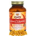 Infinity Turmeric Capsules, High Potency Curcumin Supplement, USDA Certified Organic Supplement with Black Pepper and Ginger, Raw, Vegan Gluten Free