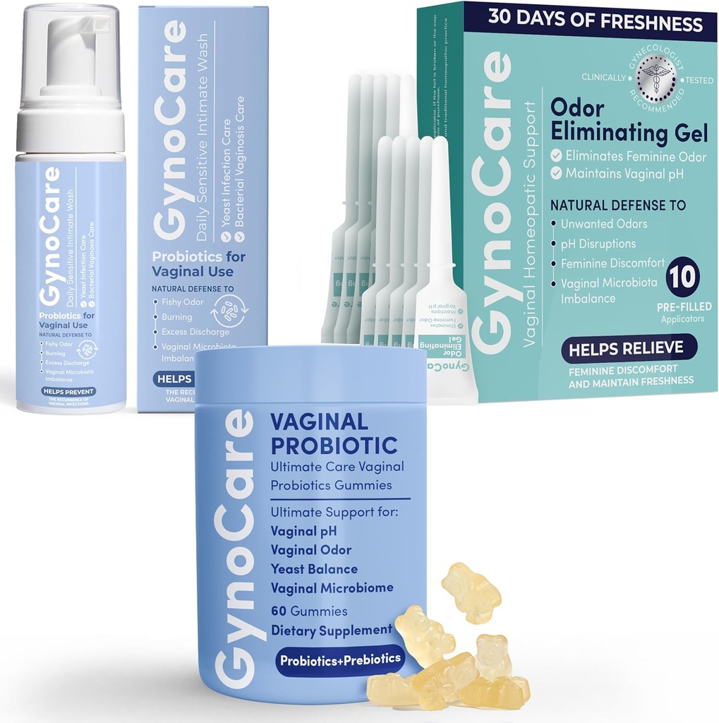 Terramed Just Think Comfort Comprehensive Feminine Wellness Bundle – Τριπλή Υποστήριξη για την ισορροπία pH, Odor Control και την Εγγενή Υγεία