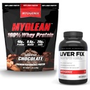 Myogenix συμπλήρωμα υποστήριξης ήπατος & Myolean Chocolate Whey Protein – Προηγμένη ηπατική υγεία & αποκατάσταση μυών με 40g υψηλής πρωτεΐνης Whey – υποστήριξη Detox, ανάπτυξη & απόδοση