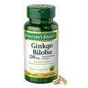 Nature's Bounty Ginkgo Biloba Κάψουλες 120mg, συμπλήρωμα υποστήριξης μνήμης, υποστηρίζει λειτουργία του εγκεφάλου και ψυχική εγρήγορση, 100 κάψουλες