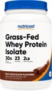 Nutricost Grass-Fed Whey Protein Isolate (Chocolate) 2LBS - Non-GMO, Gluten Free, Natural Flavors