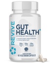 Revive MD Gut Health Supplements for Men & Women - Daily Gut Repair & Digestive Health Support Formula with Thyme, Regano & Milk Thistle - Vegan-Friendly, Gluten-Free - 60 κάψουλες χορτοφάγων