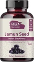 Jamun Seed 1000mg (90 κάψουλες) - ινδικό BlackBerry (Eugenia Jambolana) Ayurvedic Herb, 45-Day Supply
