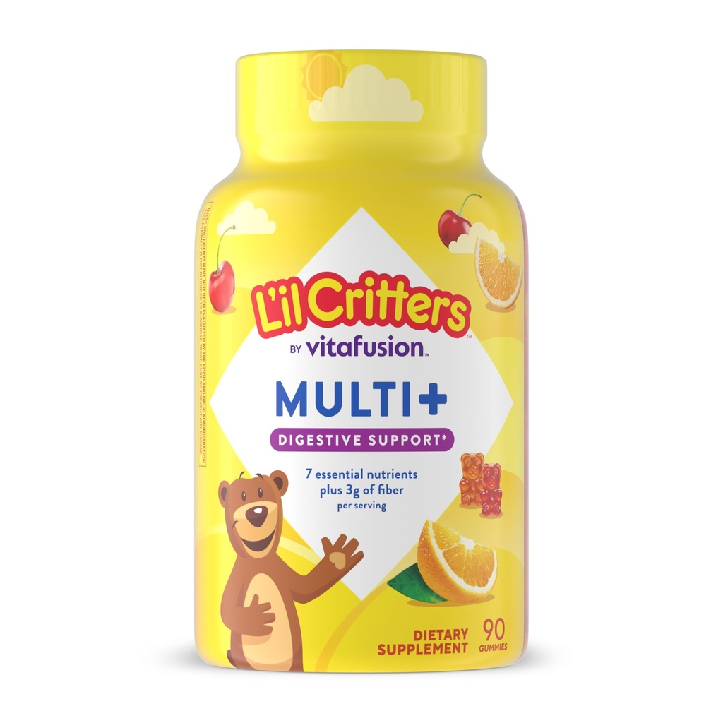 L'il Critters Multi + Υποστηρίξτε την πυγμή* 90ct
