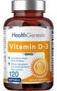 Βιταμίνη D-3 10000 IU 120 Softgels - Υψηλής ισχύος σε Εξαιρετικό Παρθένο Ελαιόλαδο Μη-ΓΤΟ χωρίς σόγια Υποστηρίζει Ισχυρά Οστά Ανοσοποιητική Υγεία