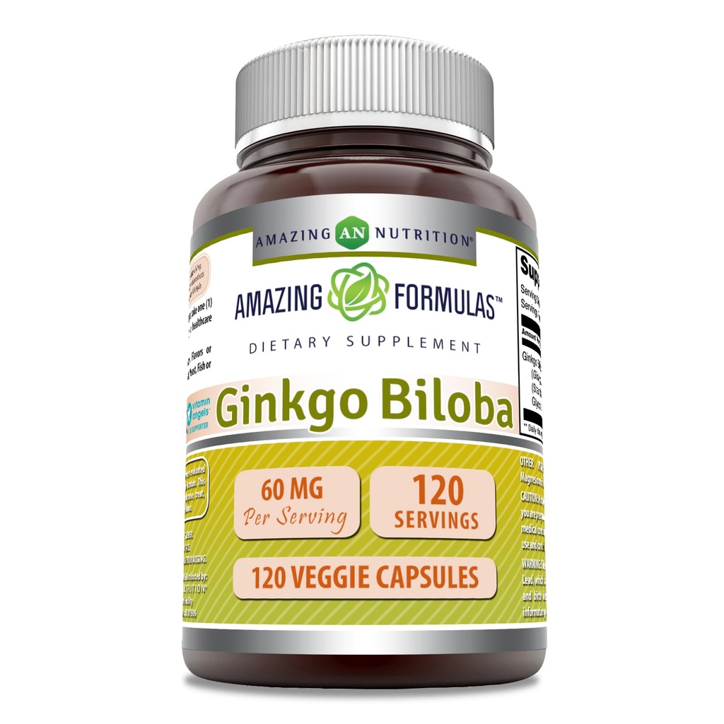 Εκπληκτικές Φόρμουλες Ginkgo Biloba συμπλήρωμα 
