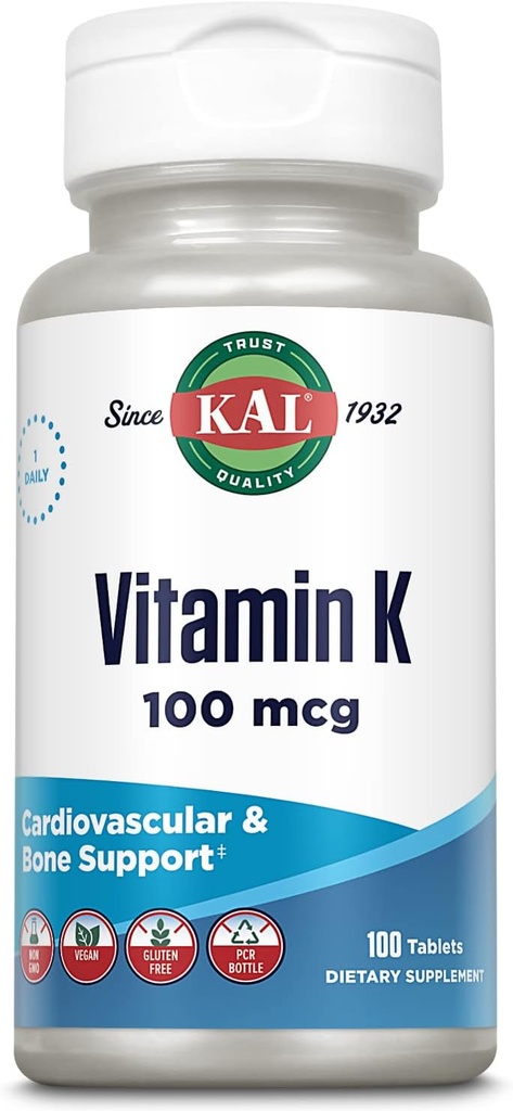 Kal 100 Mcg K1 δισκία, 100 μέτρα