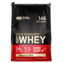 Βέλτιστη διατροφή Gold Πρότυπο 100% Whey Protein Powder, παγωτό βανίλια, 10 Λίρες (συσκευασία Μαΐου Vary)