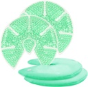 Hot/Cold Breast Gel Bead Ice Packs Breast Cooling/Heat Pads Relief for Breastfeeding, Nursing Pain, Mastitis, Engorgement, Swelling, Plugged Ducts | Boost Milk Let-Down & Production,2 Pack (Green)