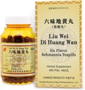 Liu-Wei Di-Huang Wan φυτικό συμπλήρωμα 480 χάπια (60 εξυπηρετούν) - 六