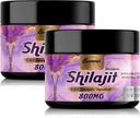800Mg Shilajit Καθαρό Βιολογικό Ιμαλαΐων, Shilajit Resin Μέγιστη ισχύς Χρυσός Βαθμός, Shilajit Συμπλήρωμα με 8-σε-1 Φυσικό Blend & 85+ Ίχνη Ορυκτά για γυναίκες, ενέργεια & Ανοσία, 60 γραμμάρια (2 συσκευασίες)