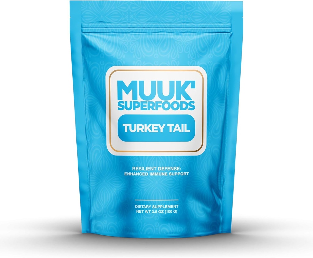 MUUK' SUPERFOODS Βιολογική Σκόνη Μανιταριών της Τουρκίας