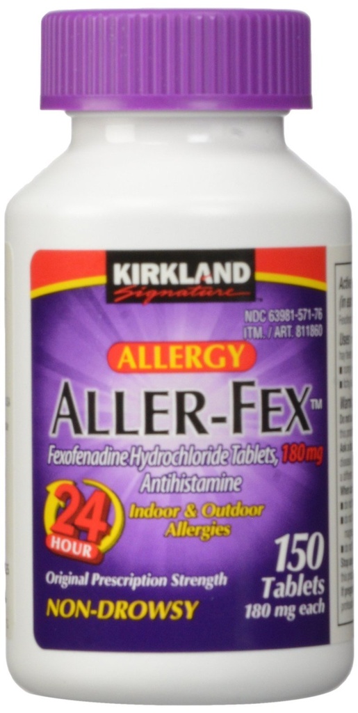 Kirkland Υπογραφή Aller- Fex - 180mg, 150 Tablet Kirkland-um