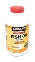 Fish Oil Kirkland Υπογραφή Συμπυκνωμένο με Ω-3 λιπαρά οξέα, 800 Softgels, 1000mg