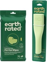 Earth Rated Clean & Calm Bundle - Περιλαμβάνει 70 αδέσποτα μαντηλάκια ματιών & 1 μεγάλο παιχνίδι εμπλουτισμού