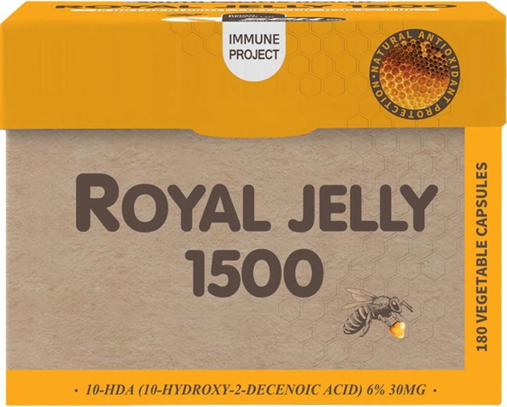SPH 100% Pure Royal Jelly 1500 (10-HDA 6% 30mg) 180 Capsules (1)