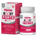 Hemeboost Forte 34, 8 mg (696 mg Heme Iron) I 30 δισκία I Υψηλής Ικανότητας Φυσικό Συμπλήρωμα Σιδήρου I Υψηλή Απορρόφηση & Απαλό στα Χάπια σιδήρου στο στομάχι I για Ενήλικες & Ασφαλή Χρήση στην Κύηση