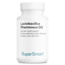 Supersmart - Lactobacillus Rhamnosus GG 10 Δισεκατομμύρια CFU ανά ημέρα (LGG Probiotic with Inulin) - Πνευστική & Ανοσολογική Υποστήριξη - Κολπική Χλωρίδα Υγεία 