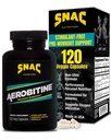 SNAC Aerobitine - διεγερτικό συμπλήρωμα δωρεάν προ-εργασίας για μέγιστη αντοχή. Nitric Oxide Booster, Βελτιώνει τη ροή του αίματος, Μειώνει τη Κόπωση & Θερμογόνο Οφέλη. 120 Κάψουλες Veggie