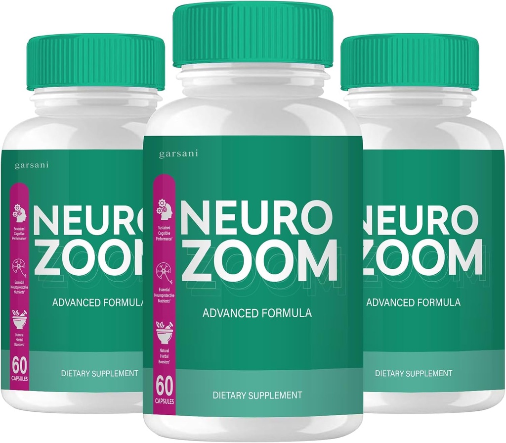 Neuro Zoom - Neuro Zoom Σύνθετη φόρμουλα καψακίων (3 Συσκευασία, 180 κάψουλες)