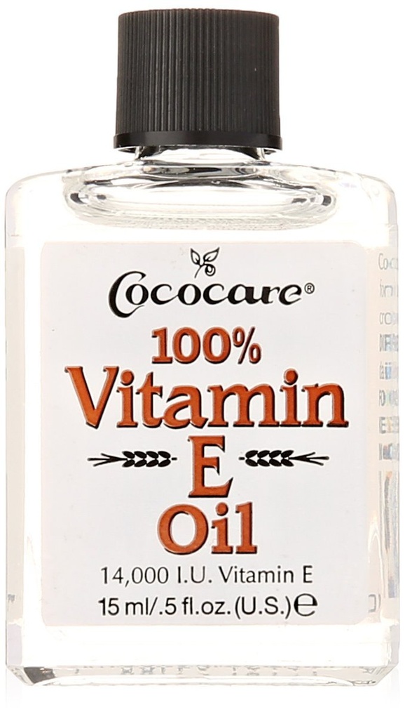COCOCARE 100% Βιταμίνη E Oil, 14000 I.U., 0.5 Fl Oz - Ενυδατικό δέρματος & Αντιοξειδωτικό Προστασία