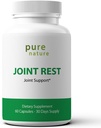 PureNature Joint Rest - Κοινό συμπλήρωμα υποστήριξης με γλυκοζαμίνη, χονδροϊτίνη, Boswellia, MSM, Turmeric, Bromelain, – 60 κάψουλες