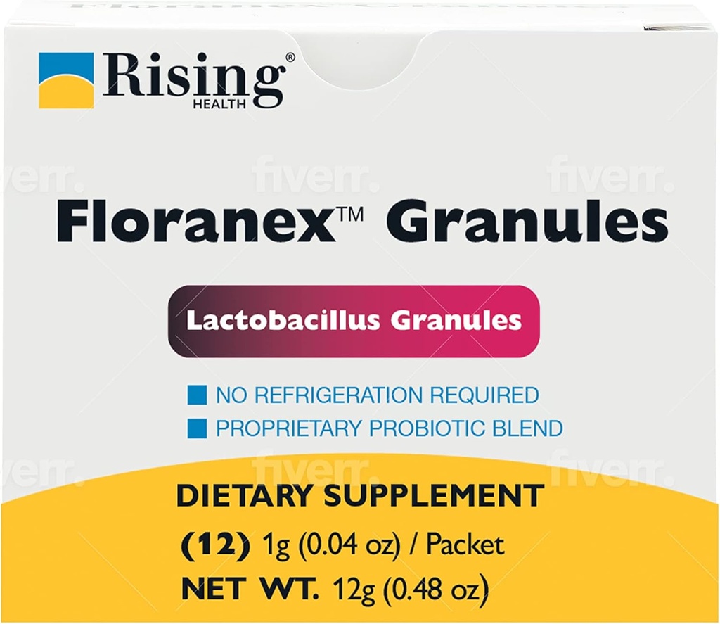Ανύψωση Υγείας - Floranex Κοκκία - Lactobacillus Κοκκία Προβιοτικά Διατροφικά Συμπληρώματα - 12 Πακέτα