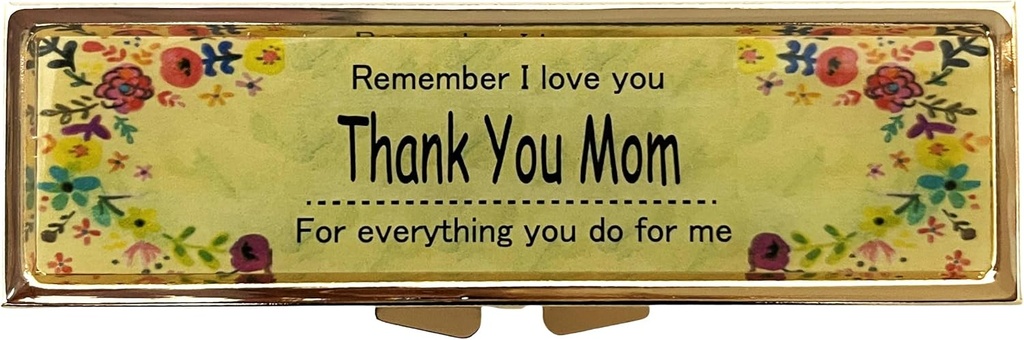 AmyZone Pill Διοργανωτής Εβδομαδιαία 7 Ημέρα με Υπενθύμιση Ταξίδι Φορητό Compact Pill Box Pill περίπτωση για να κρατήσει βιταμίνες / Tylenol / Fish Oil / Συμπληρώματα / Meds / Tablet για Purse / Pocket (Ευχαριστώ μαμά)