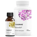 THORNE - Κυτταρικό πακέτο υποστήριξης - Βιταμίνη D + K2 Υγρό και Resveracel - Υποστήριξη υγιή οστά, μύες, και γήρανση
