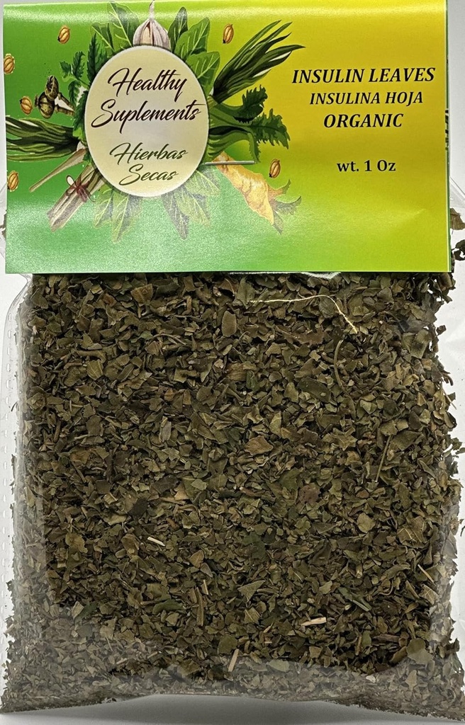 Insulina Hoja Organica 1 ονζ + 1 Έξτρα Σάκος Φύλλα Ινσουλίνης Βιολογικό 1 ονζ