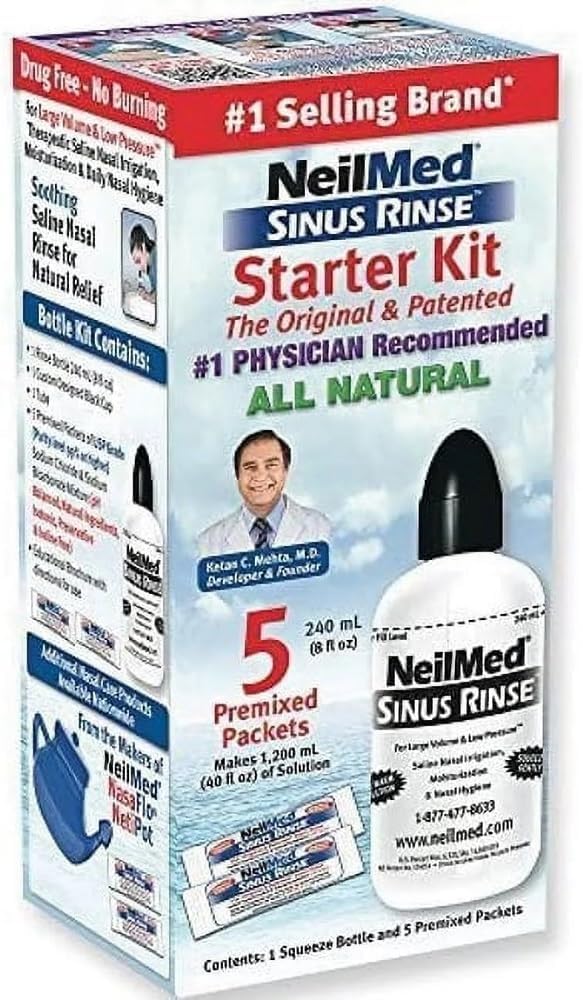 Neilmed Sinus Rinse Starter Kit (πακέτο του 2)