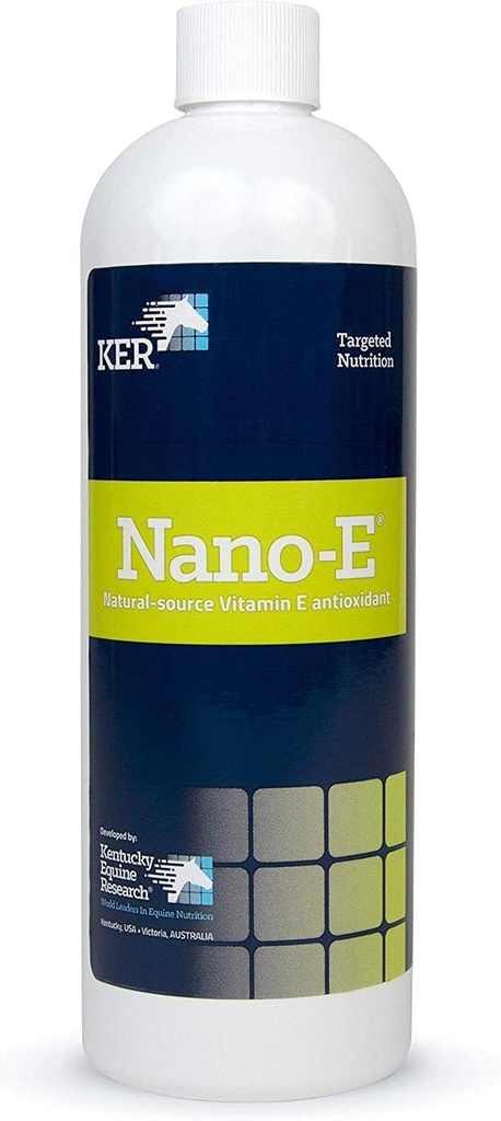 Kentucky Equine Research Nano -E: Φυσική πηγή Βιταμίνη Ε Αντιοξειδωτικό για άλογα, 450 mL