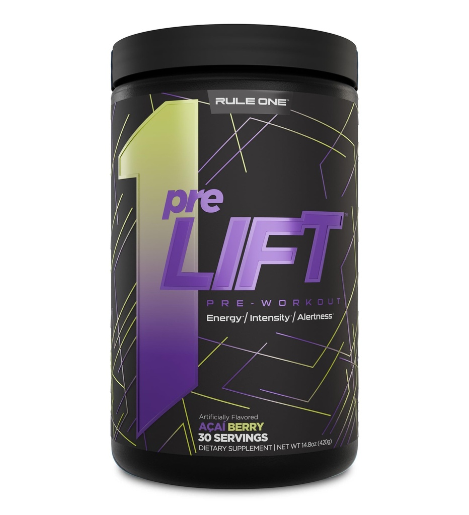 Κανόνας 1 πριν από την άσκηση - 6g Citrulline, 3.2g Beta Alanine, 3 πηγές καφεΐνης + 20 άλλοι για την ενέργεια, εγρήγορση, & αντοχή (30 υπηρεσίες, Acai Berry)
