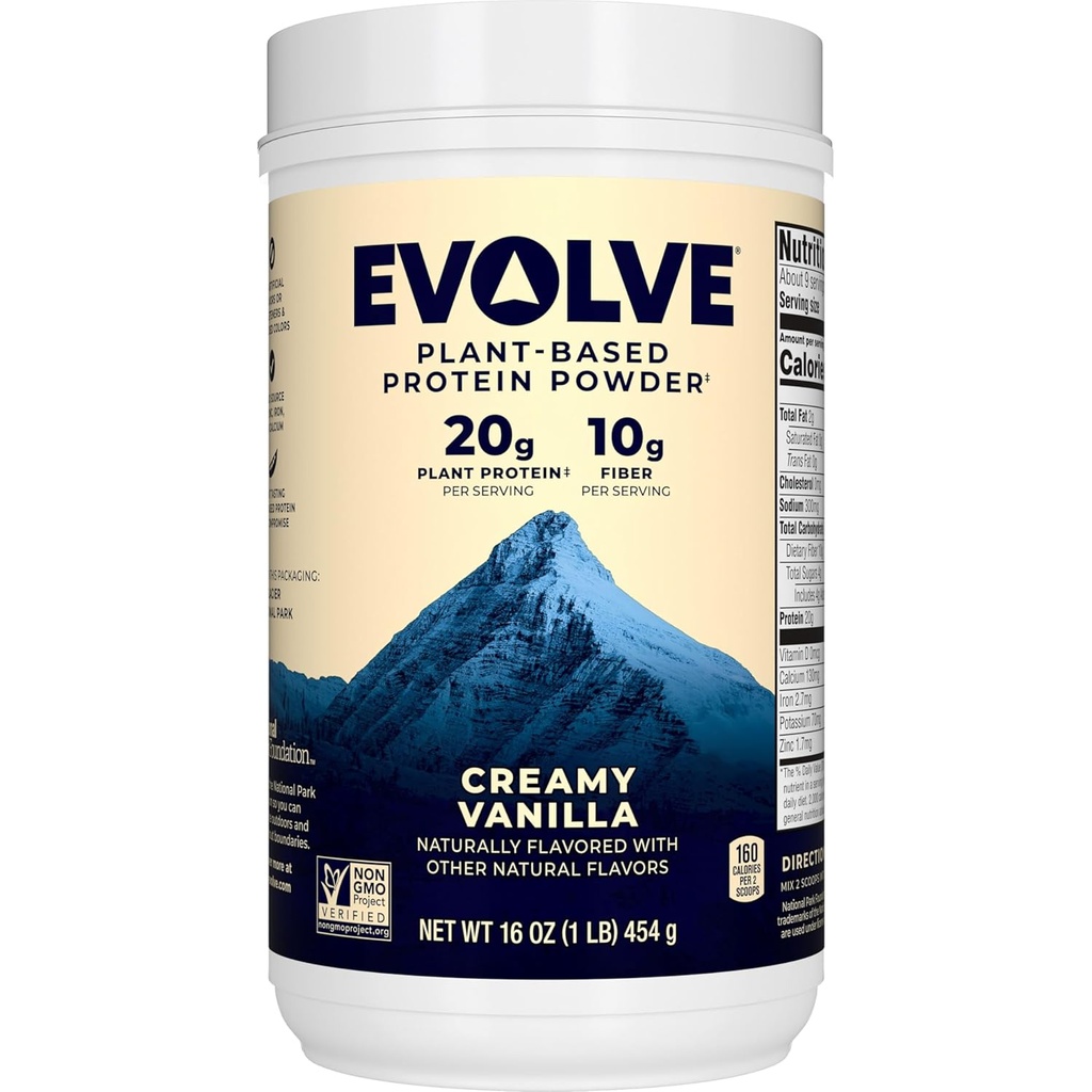 Evolve Protein Powder, Ideal Vanilla, 20g Protein, 1 λίρα