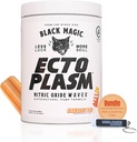 Worldwide Nutrition Bundle Συμβατό με Black Magic Supply Ecto Plasm - Sherbet Pop Υψηλής έντασης Pre-Workout - 20 Scoops Non Stim Pump Preworkout Powder Supplement with Multi-Purpose Keychain