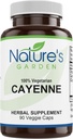 ΦΥΣΙΚΟΙ ΚΗΠΟΙ Cayenne - 90 Veggie Caps με 500mg οργανική σκόνη πιπέρι Cayenne